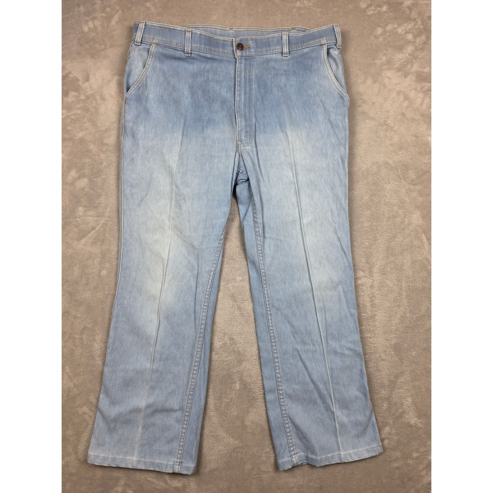 Vintage  Levi's Jeans Men 38x27 Light Blue Orange Tab Straight Denim Pants *Read